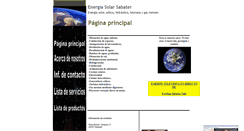 Desktop Screenshot of energiasolarsabater.com